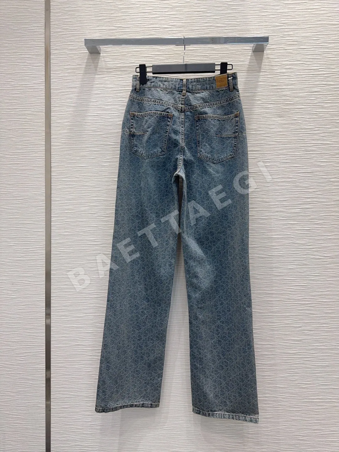 디올 데님 구조적 여성 바지 상세 이미지 8