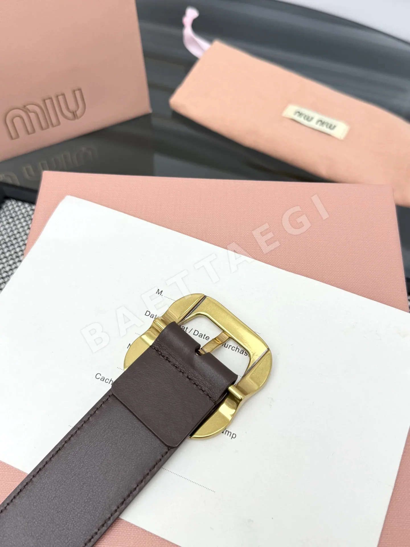 미우미우 벨트 57917 Miu Miu Belt 상세 이미지 9