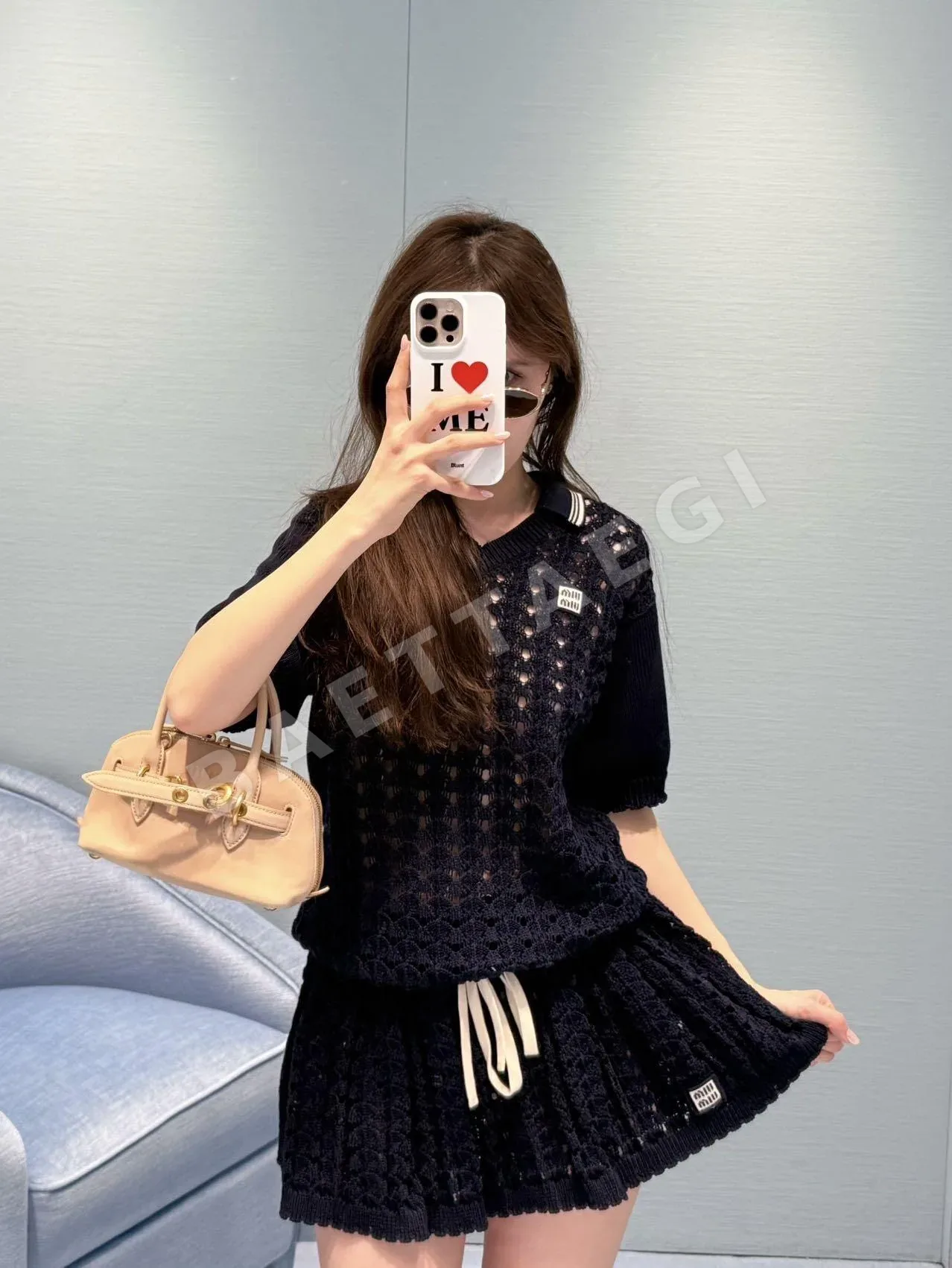 미우미우 여성 반팔 상세 이미지 6