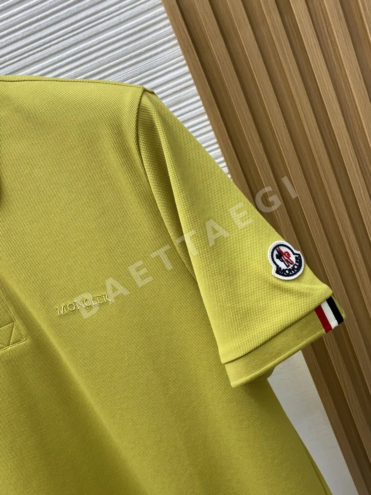 몽클레르 남성 피케 반팔 폴로셔츠 상세 이미지 4