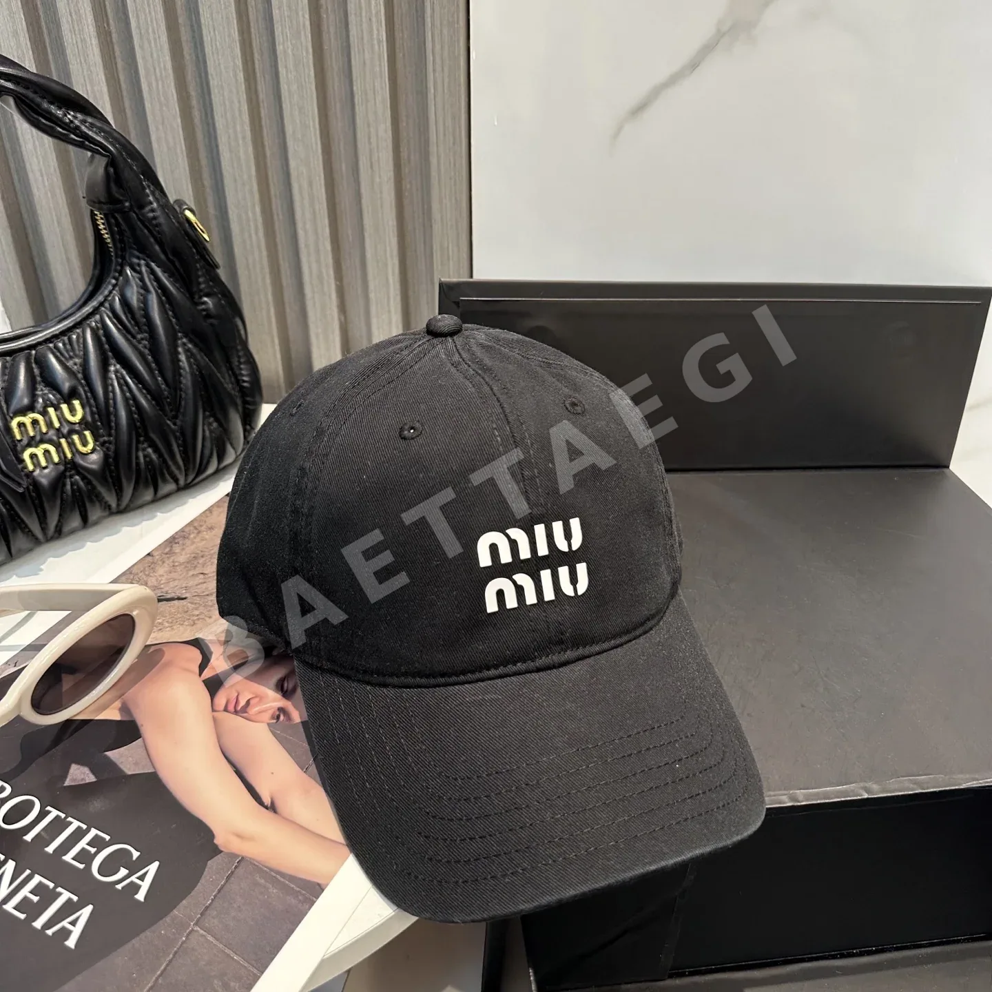 미우미우 캔디 컬러 베이스볼 캡 상세 이미지 7