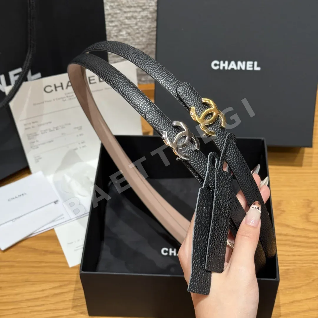 샤넬 양면 송아지가죽 벨트 상세 이미지 1