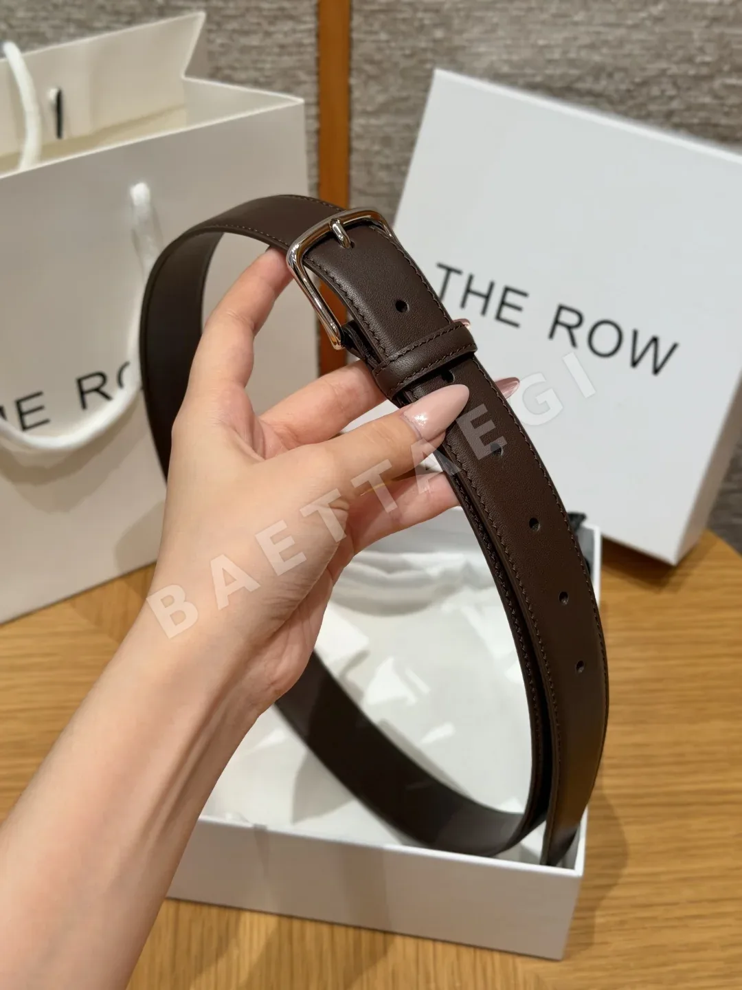 더로우 클래식 소가죽 벨트 32mm 상세 이미지 4