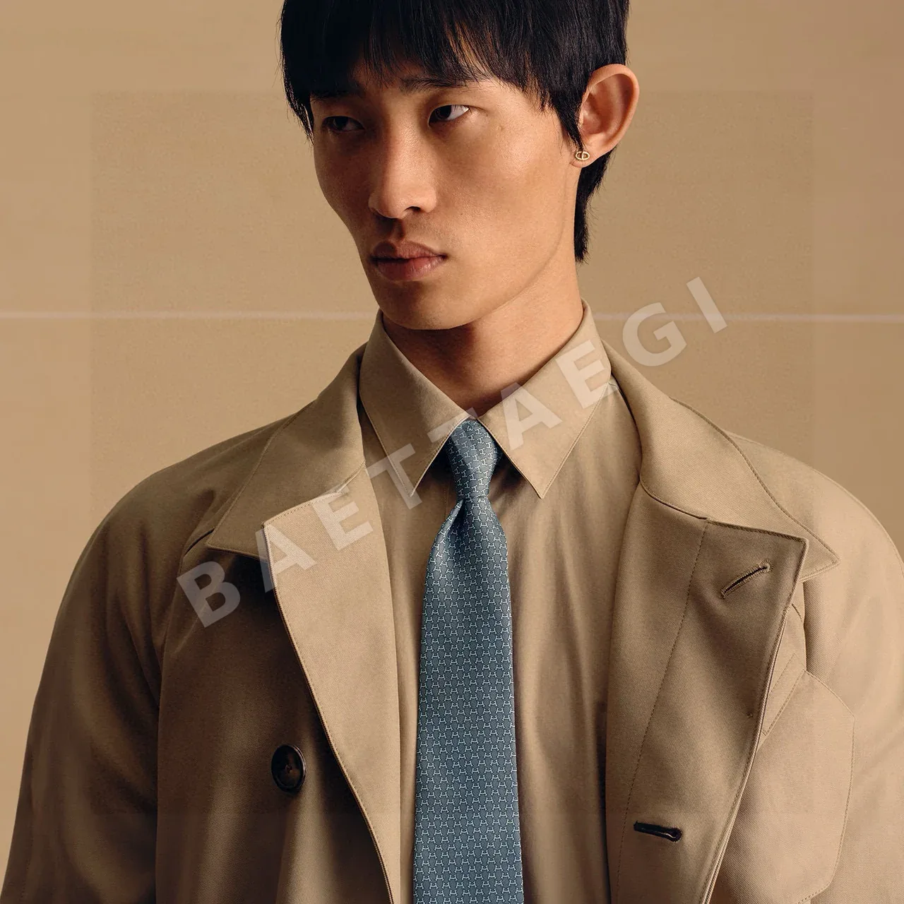 에르메스 남성 실크 넥타이 158983