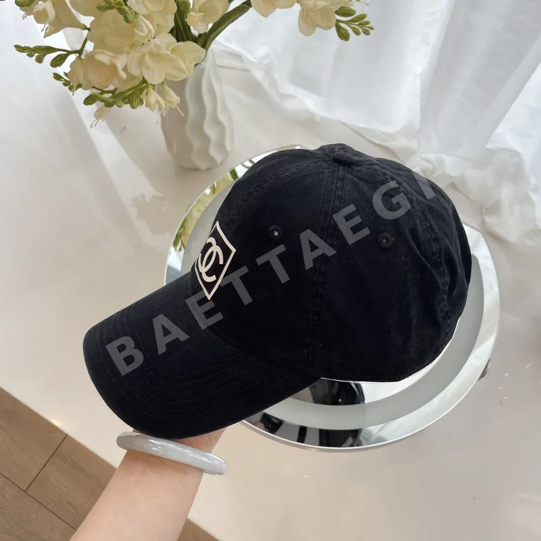 샤넬 빈티지 데미지 가공 배색 야구모자 상세 이미지 7