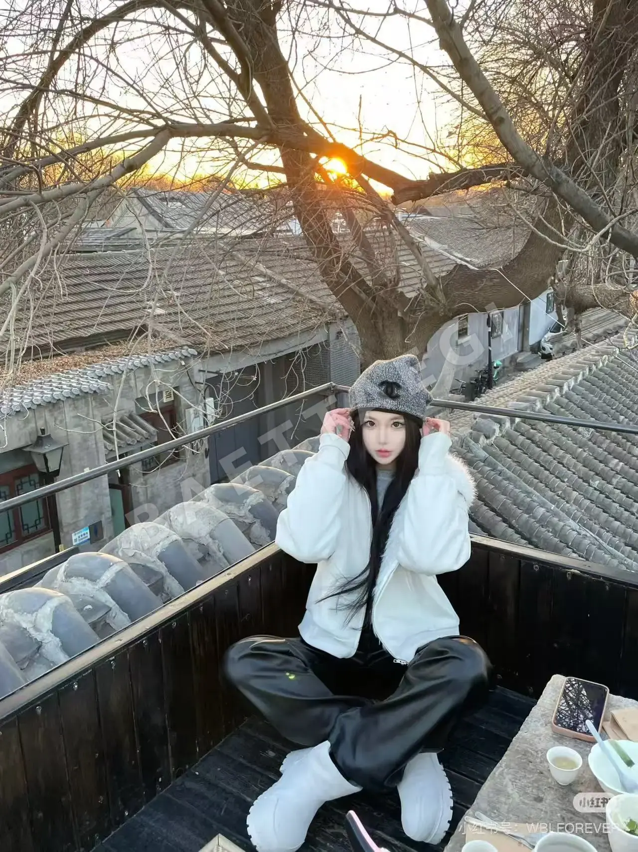 샤넬 울 슬로치 햇 모자 상세 이미지 2