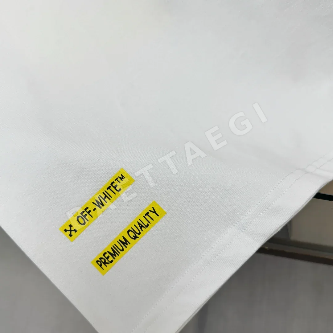 오프화이트 반팔 티셔츠 상세 이미지 7