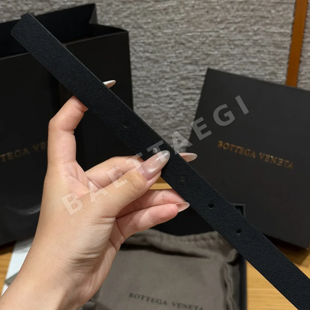 보테가베네타 로프 노트 가죽 벨트 상세 이미지 5