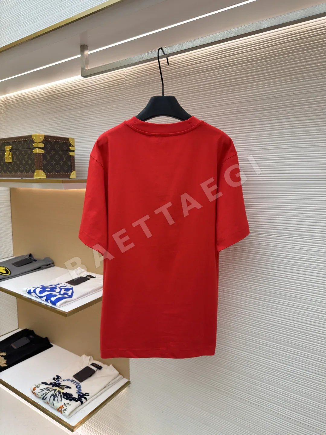 버버리 플리스 크루넥 반팔 상세 이미지 2