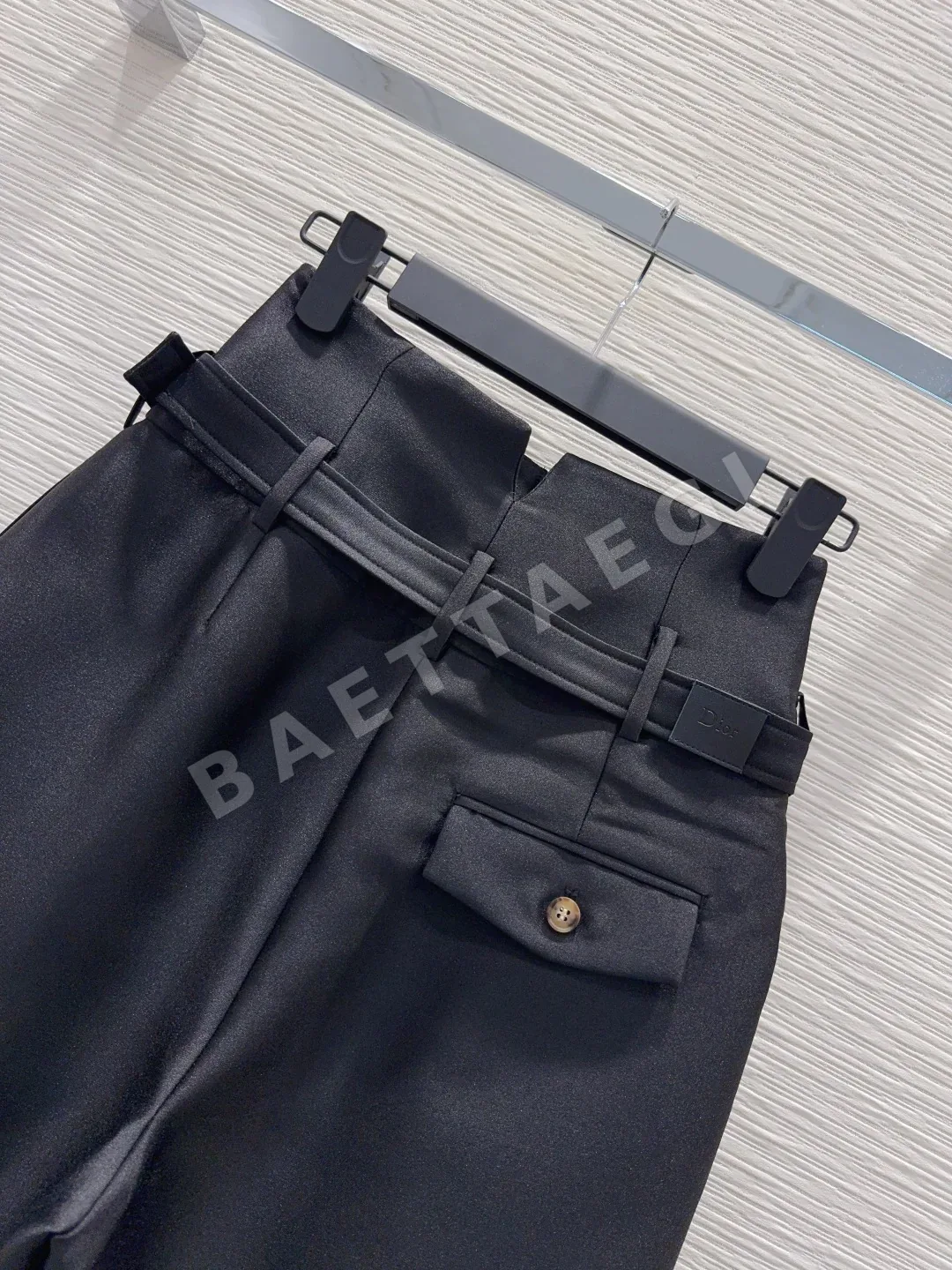 디올 여성 와이드 레그 바지 상세 이미지 8