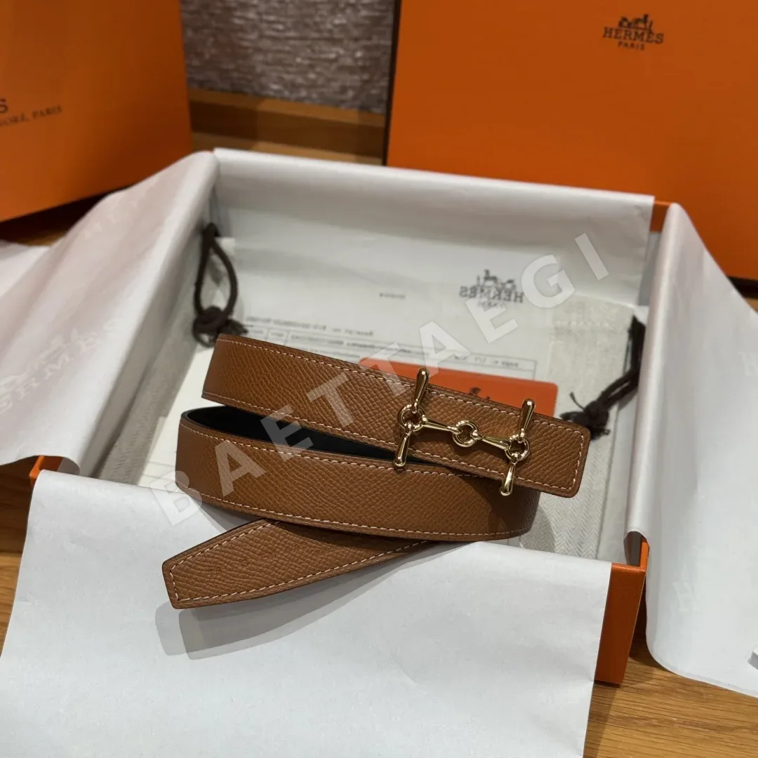 에르메스 스위프트&앱송 카프스킨 리버시블 여성 가죽 벨트 상세 이미지 1