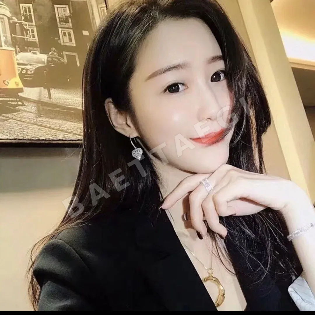 티파니 T자형 다이아몬드 하트 귀걸이 71077