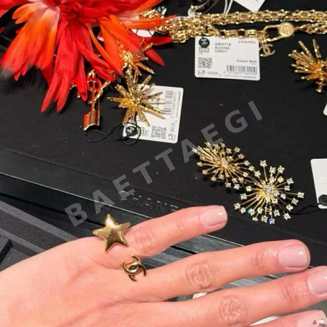 샤넬 더블 C 오픈링 오각별 반지 상세 이미지 5