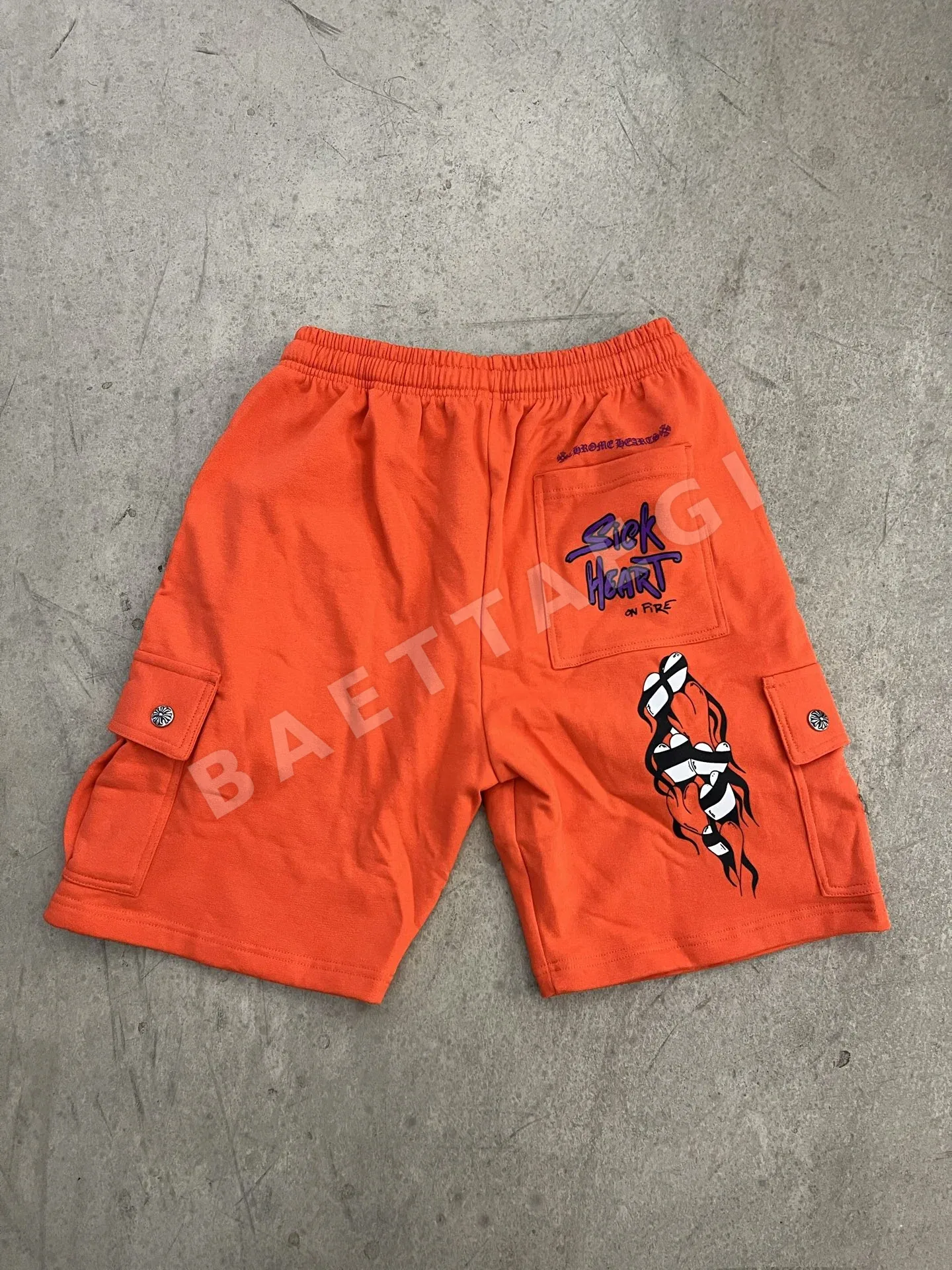 크롬하츠 매티 보이 그래피티 카고 남성 반바지 상세 이미지 2
