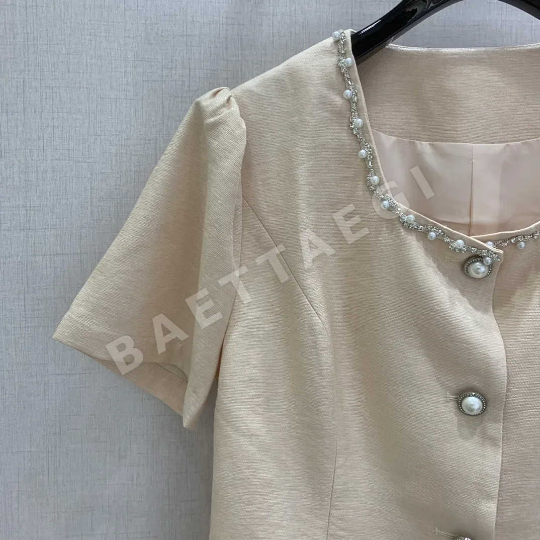 발렌티노 스퀘어 넥 롱스 여성 세트 상세 이미지 3