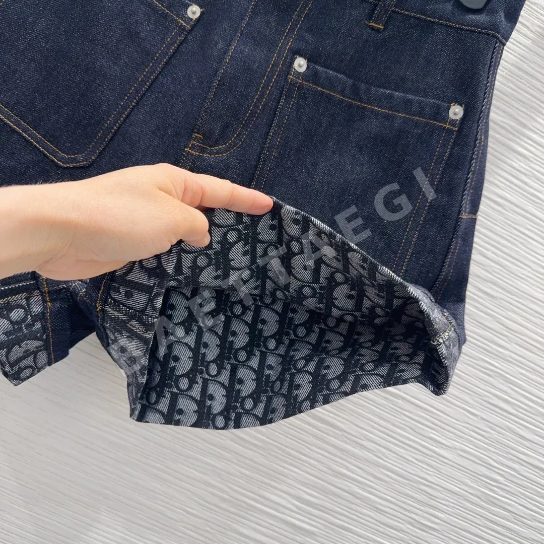 디올 여성 데님 바지 상세 이미지 5