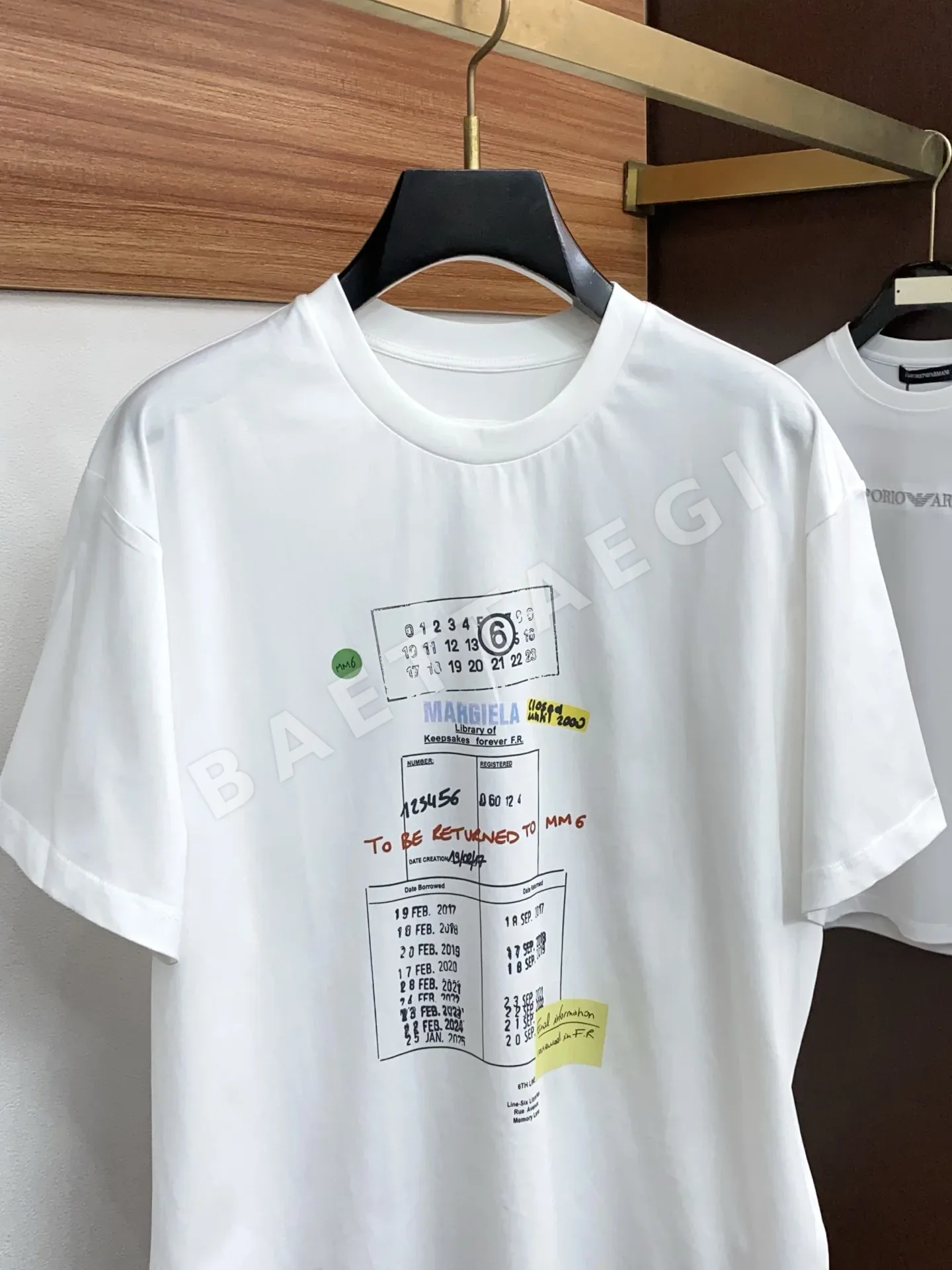 마르지엘라 남성 반팔 티셔츠 상세 이미지 2