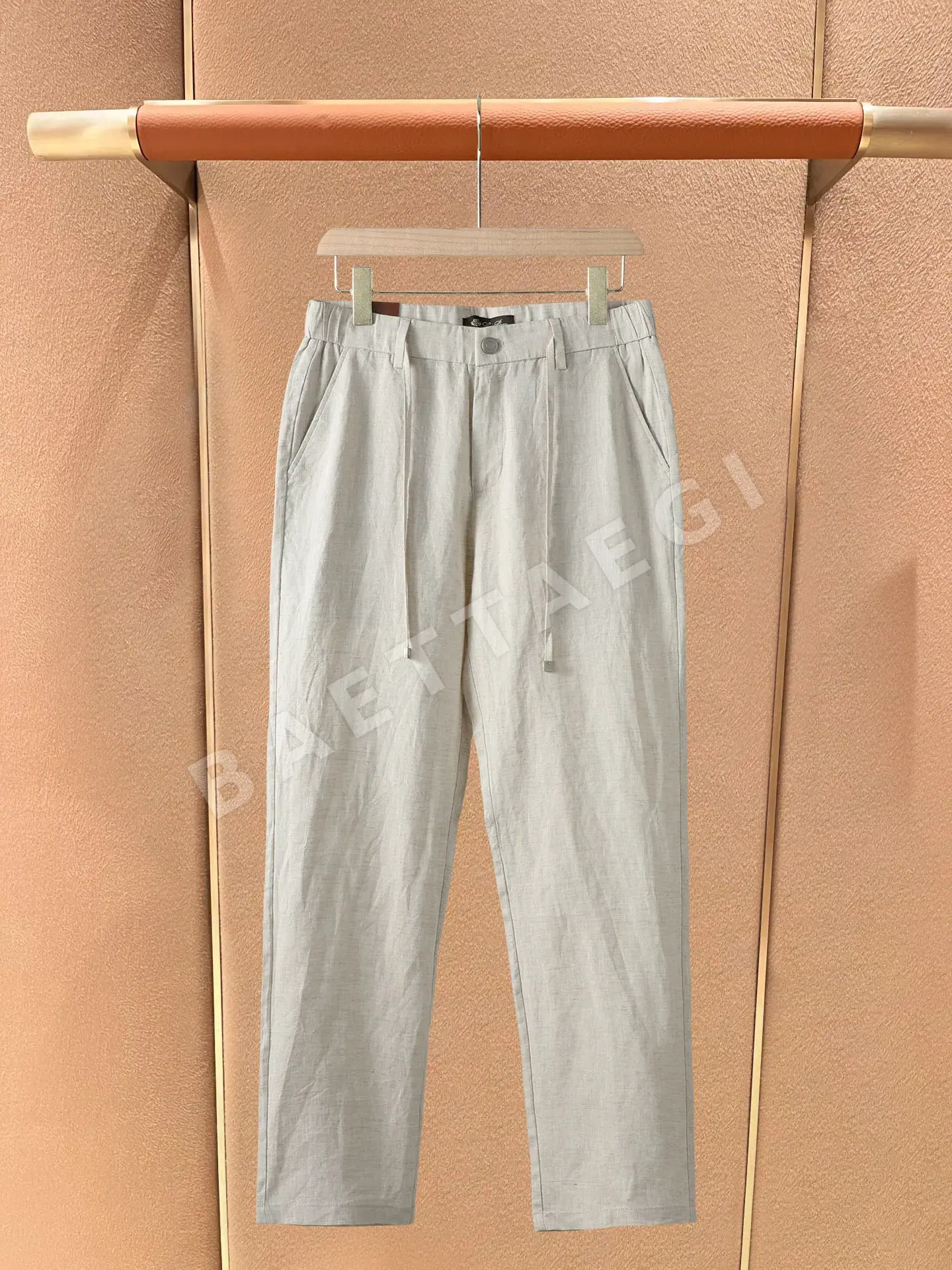 로로피아나 코튼 린넨 남성 팬츠 M-3XL