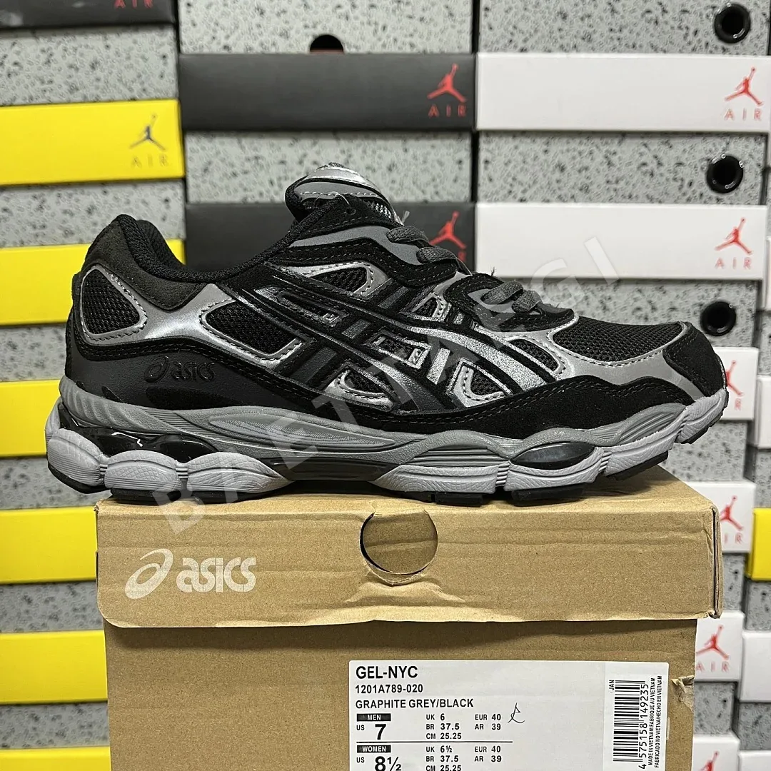 아식스 [RT] 젤 NYC 1201A789-020 200369 Asics Gel-NYC Graphite Grey Black