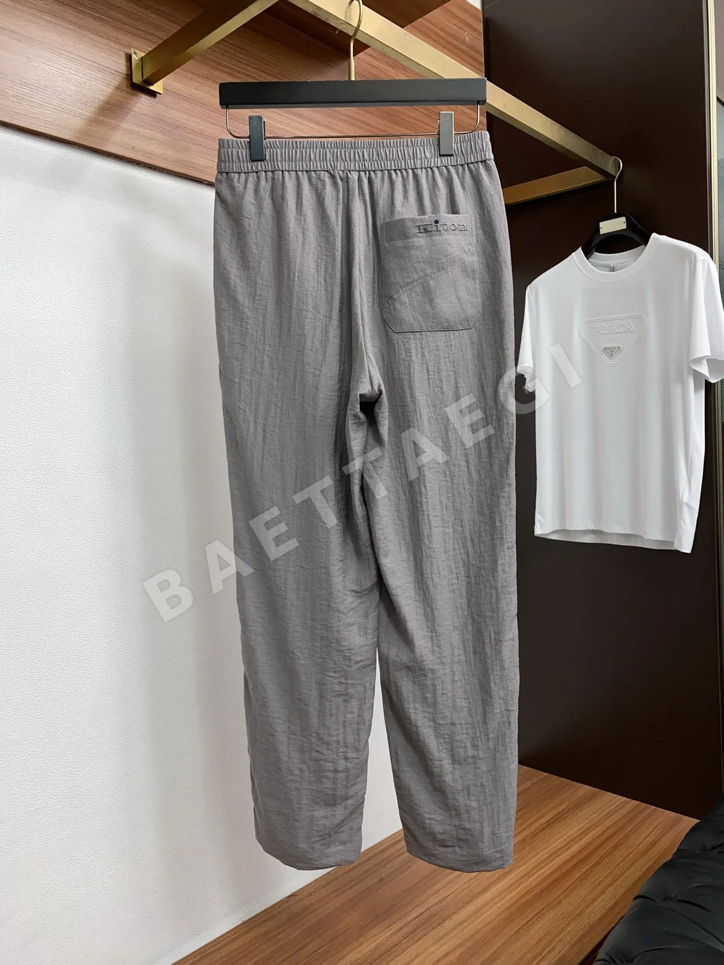 키톤 린넨 혼방 남성 바지 상세 이미지 8