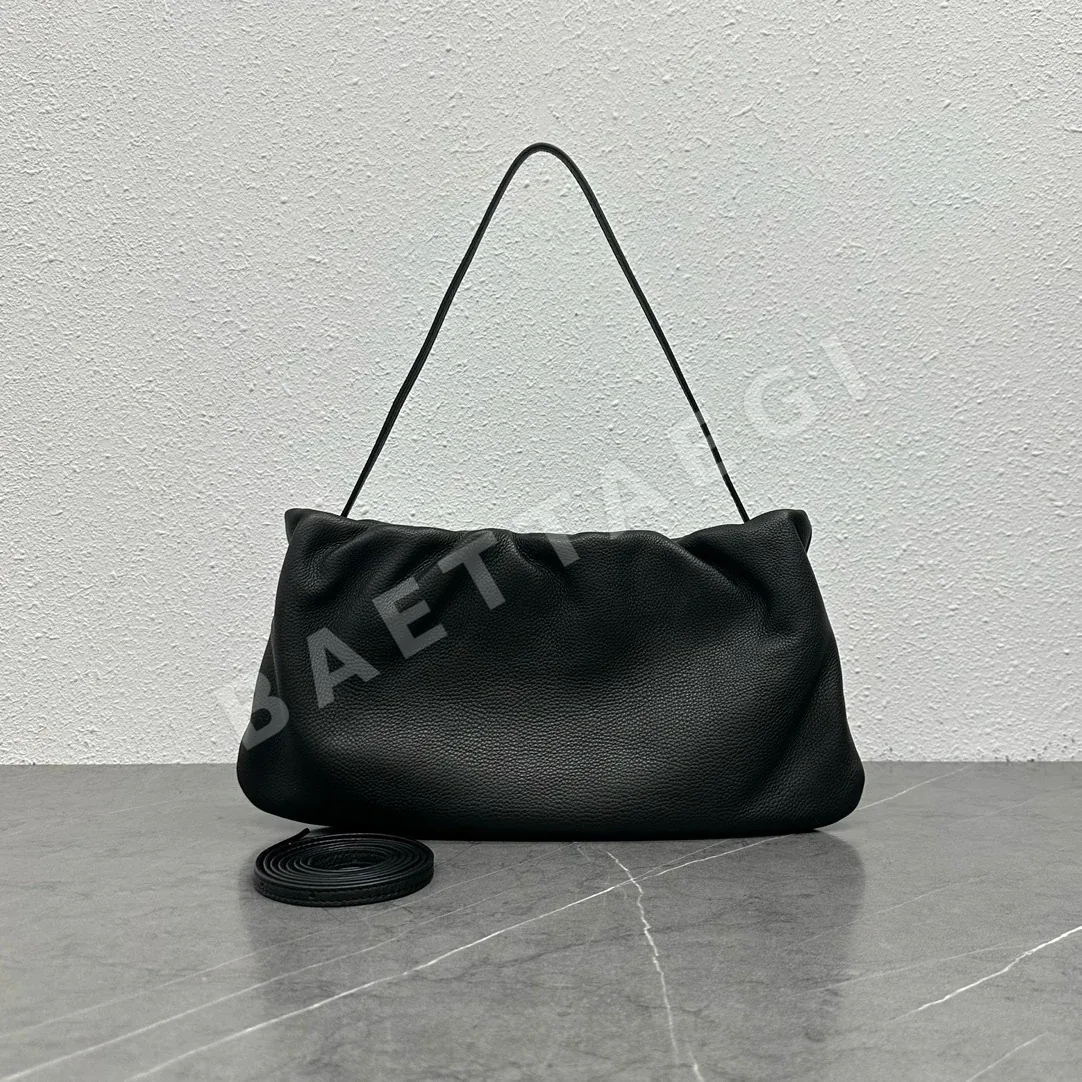 더로우 보우르즈 XL 클라우드 소가죽 숄더백 TR-065 상세 이미지 1
