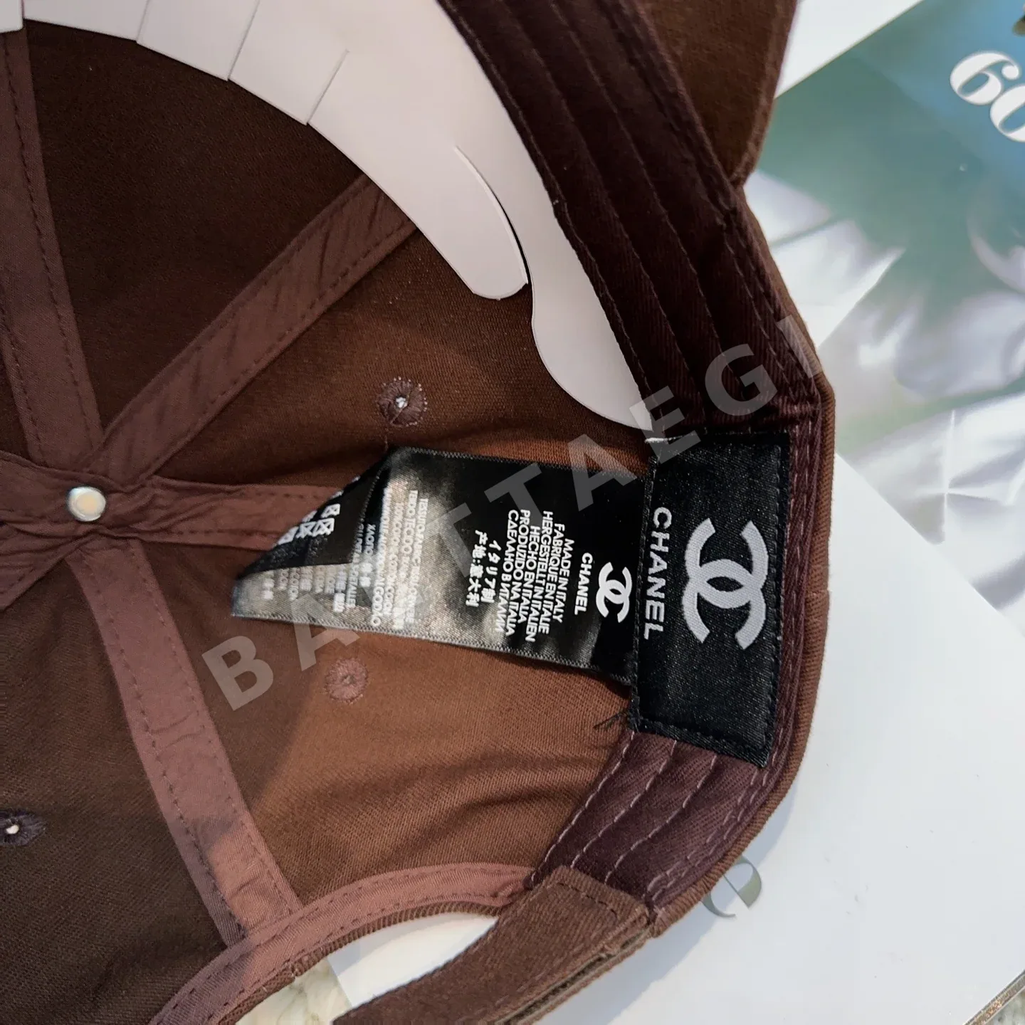 샤넬 자수 로고 베이스볼 모자 상세 이미지 7