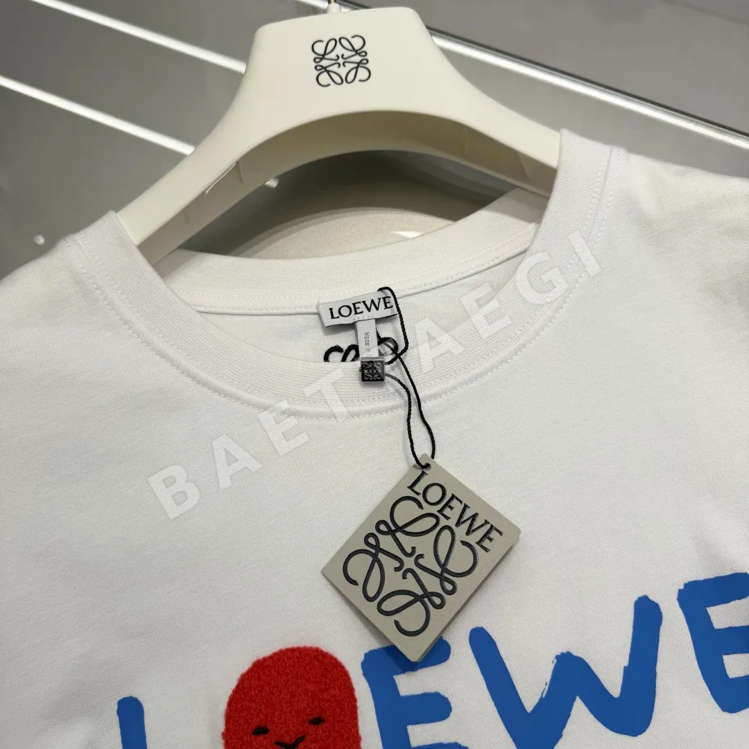로에베 코튼 루즈핏 남성 반팔 티셔츠 상세 이미지 7