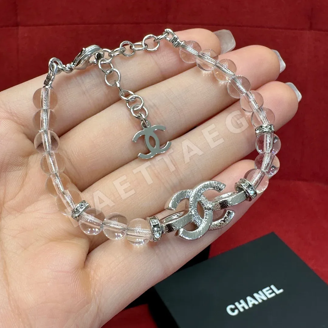 샤넬 더블 C 크리스탈 팔찌 상세 이미지 2