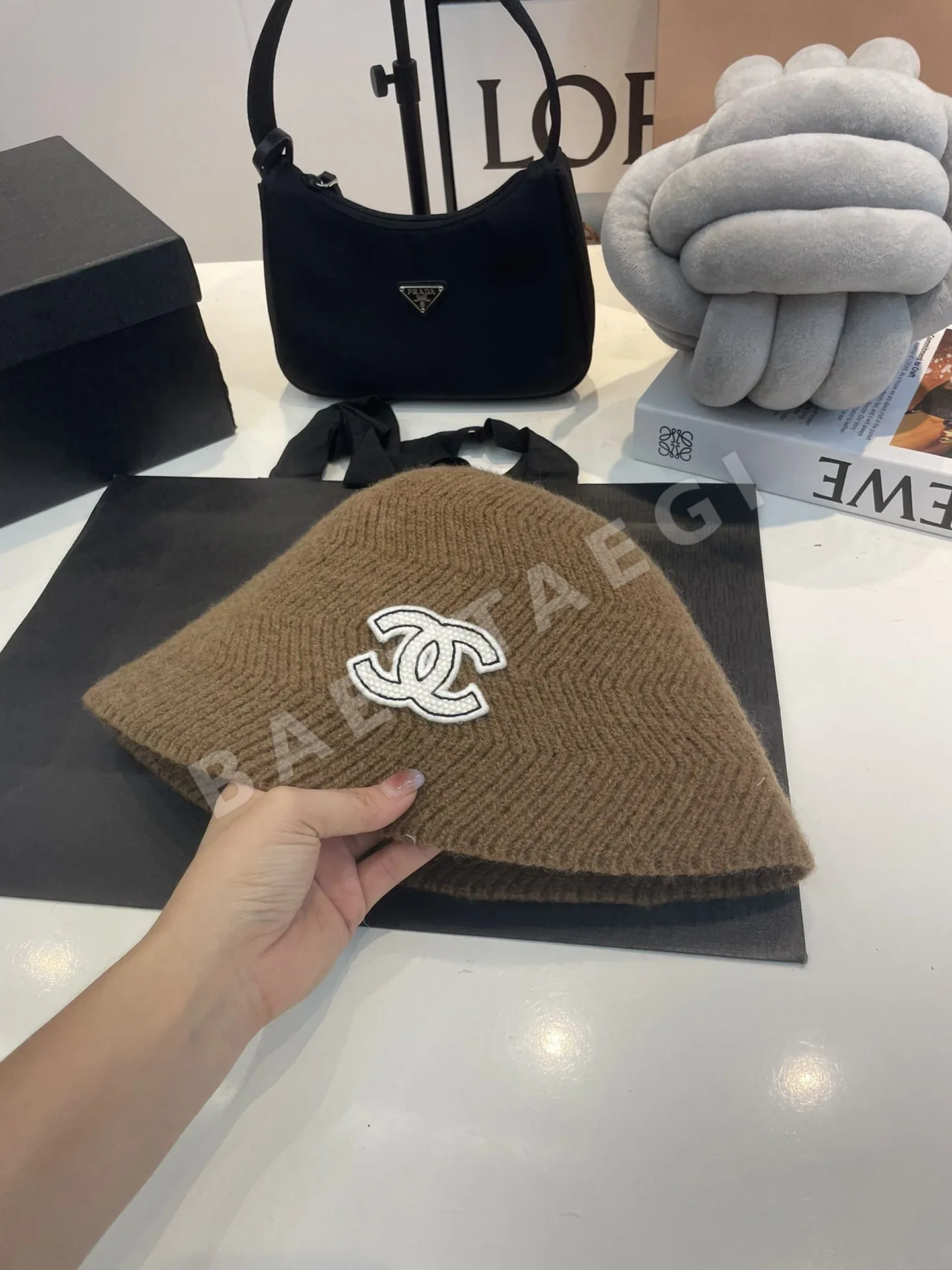 샤넬 울 버킷 햇 모자 상세 이미지 7