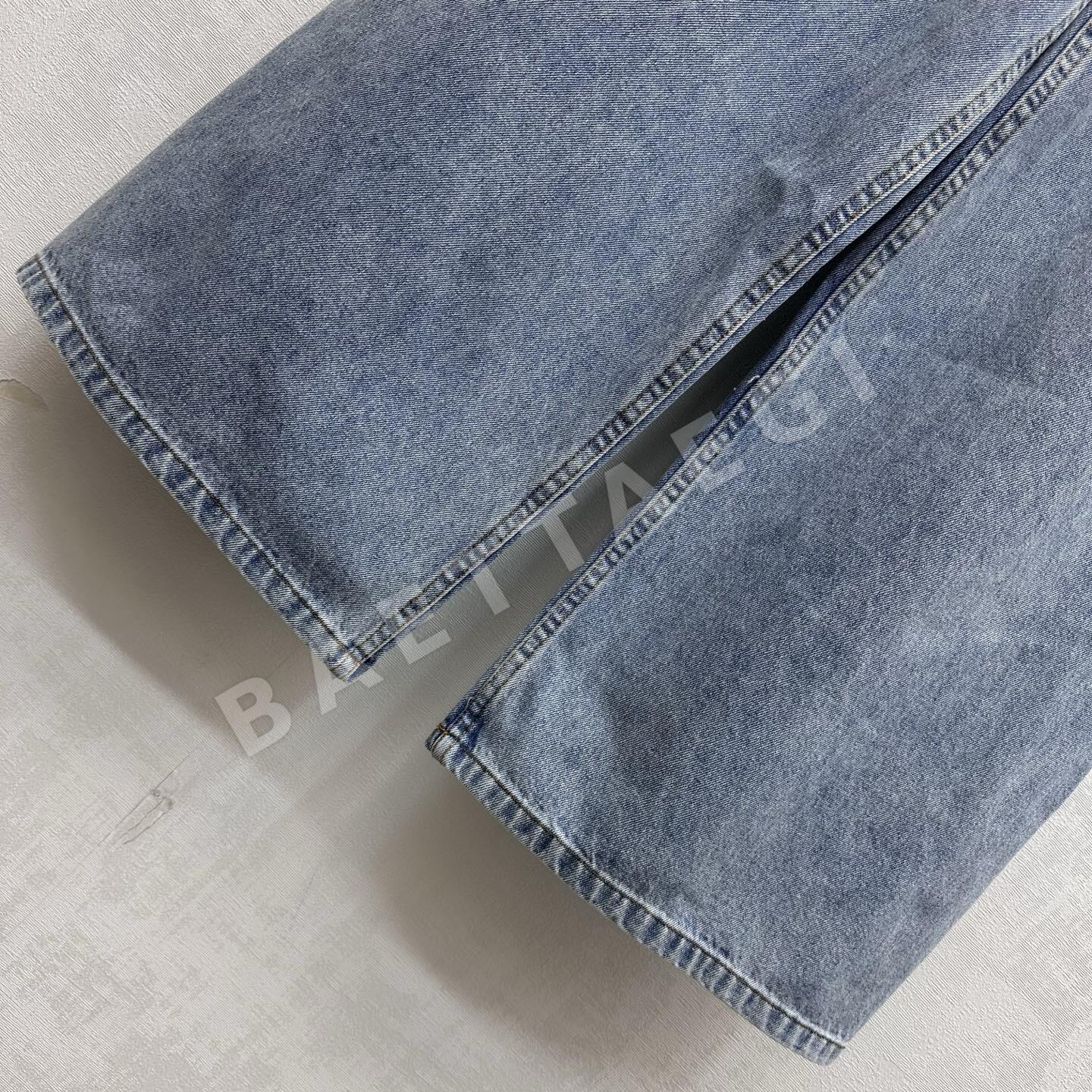 샤넬 프린지 장식 데님 바지 상세 이미지 4