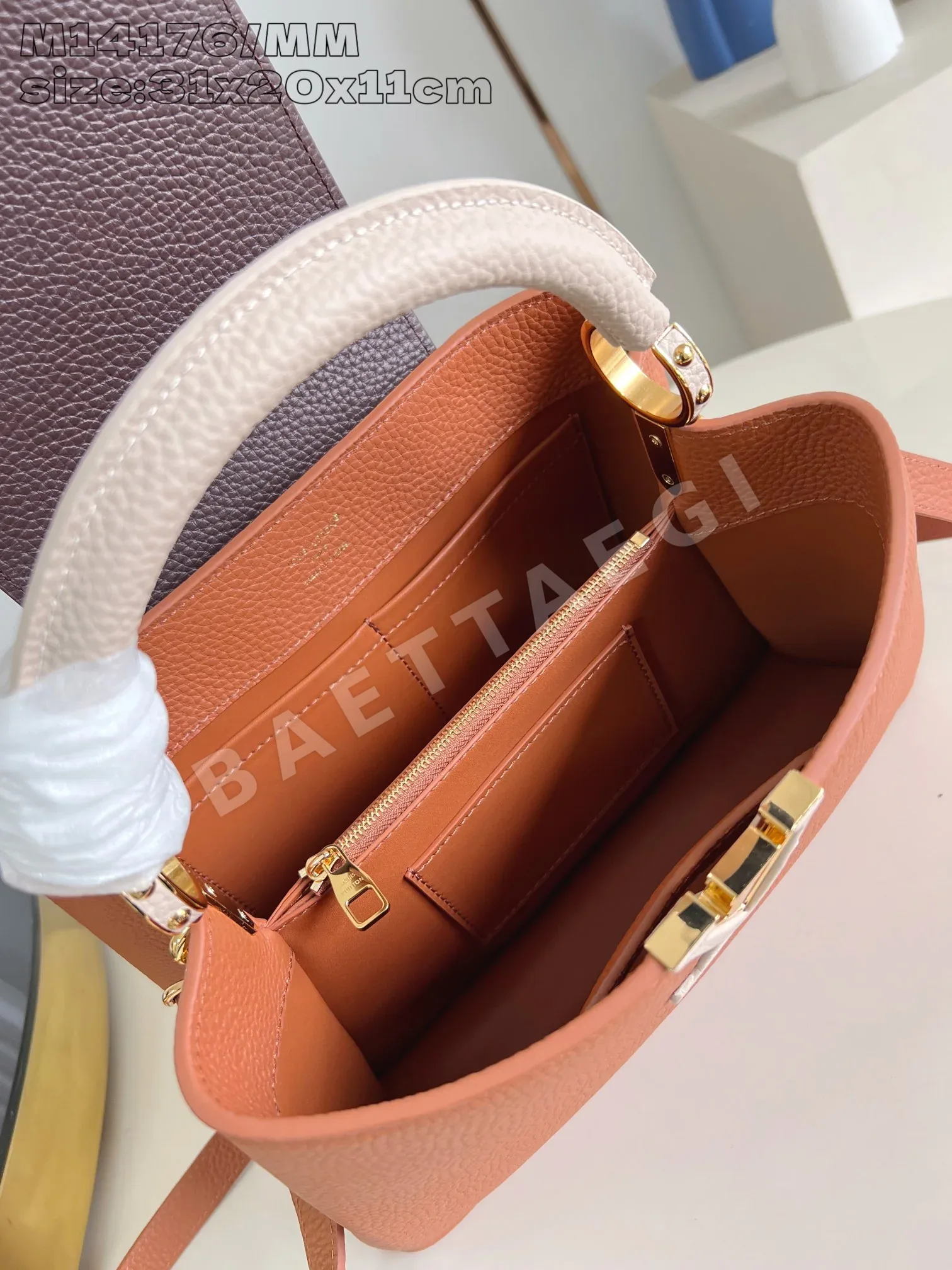 루이비통 브라운 카푸신 미디엄 가방 M14176 상세 이미지 8