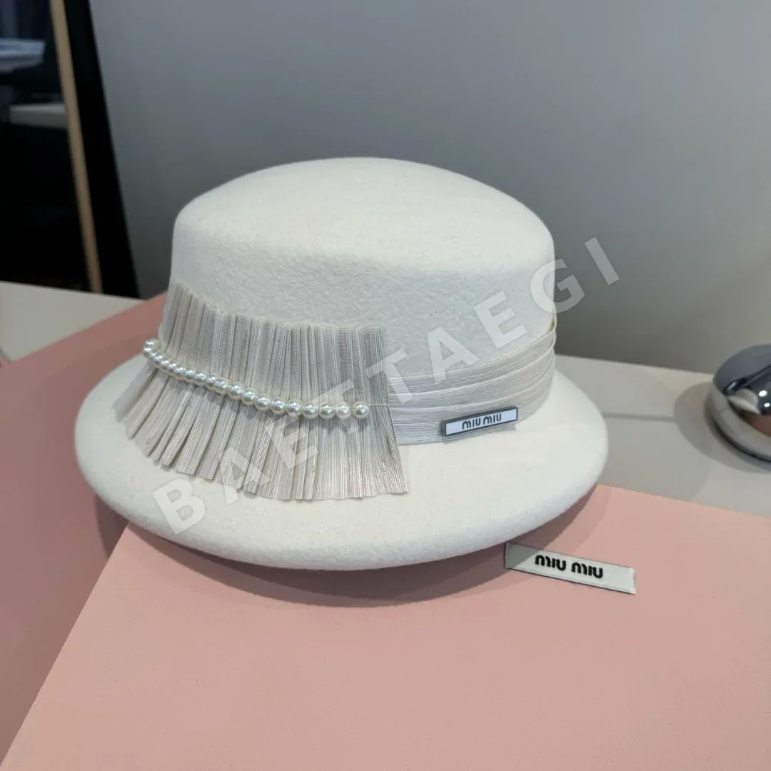 미우미우 모자 185806 Miu Miu Cap 상세 이미지 4