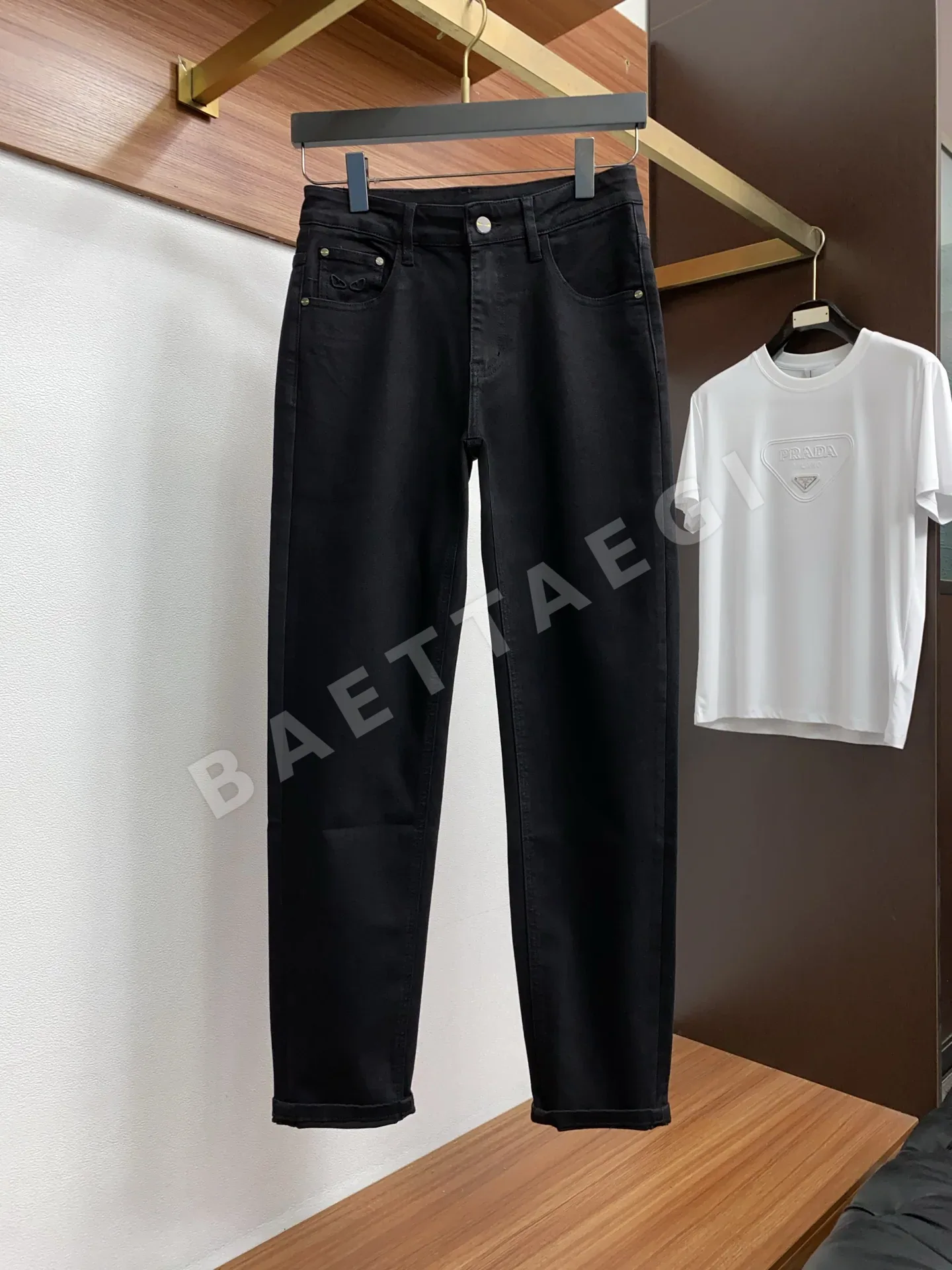 펜디 남성 데님 바지 상세 이미지 2