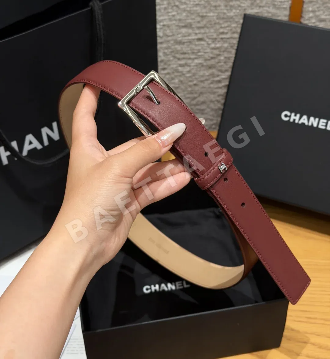 샤넬 가죽 골드 버클 벨트 상세 이미지 2