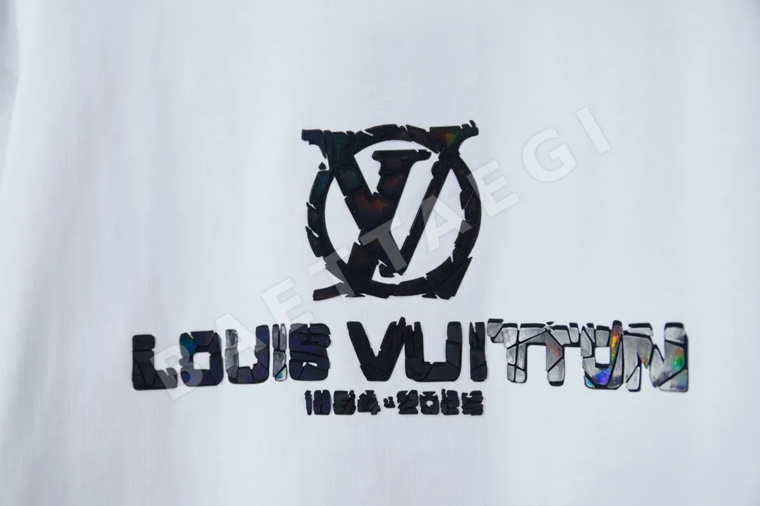 루이비통 LV 레터 남여공용 반팔 티셔츠 상세 이미지 4