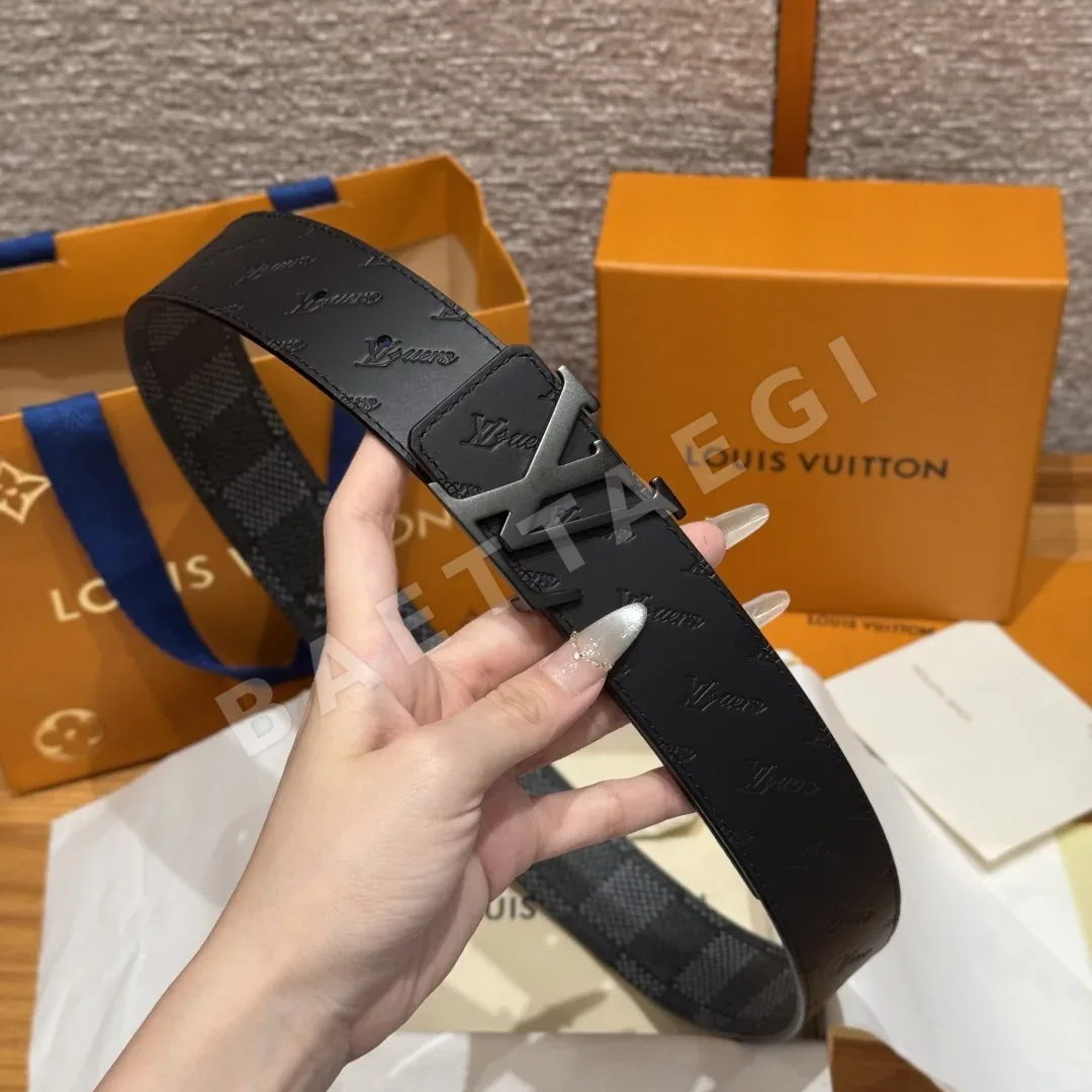 루이비통 양면 모노그램 캔버스 벨트 상세 이미지 5