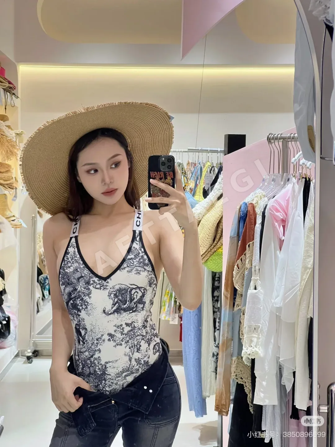 디올 여성 원피스 수영복 상세 이미지 2