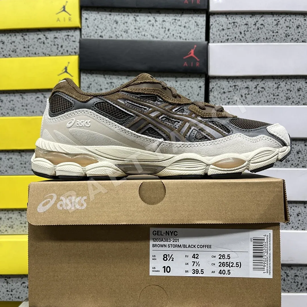 아식스 [ZC] 젤 NYC 1203A383-201 200518 Asics Gel-NYC Brown Storm Black Coffee