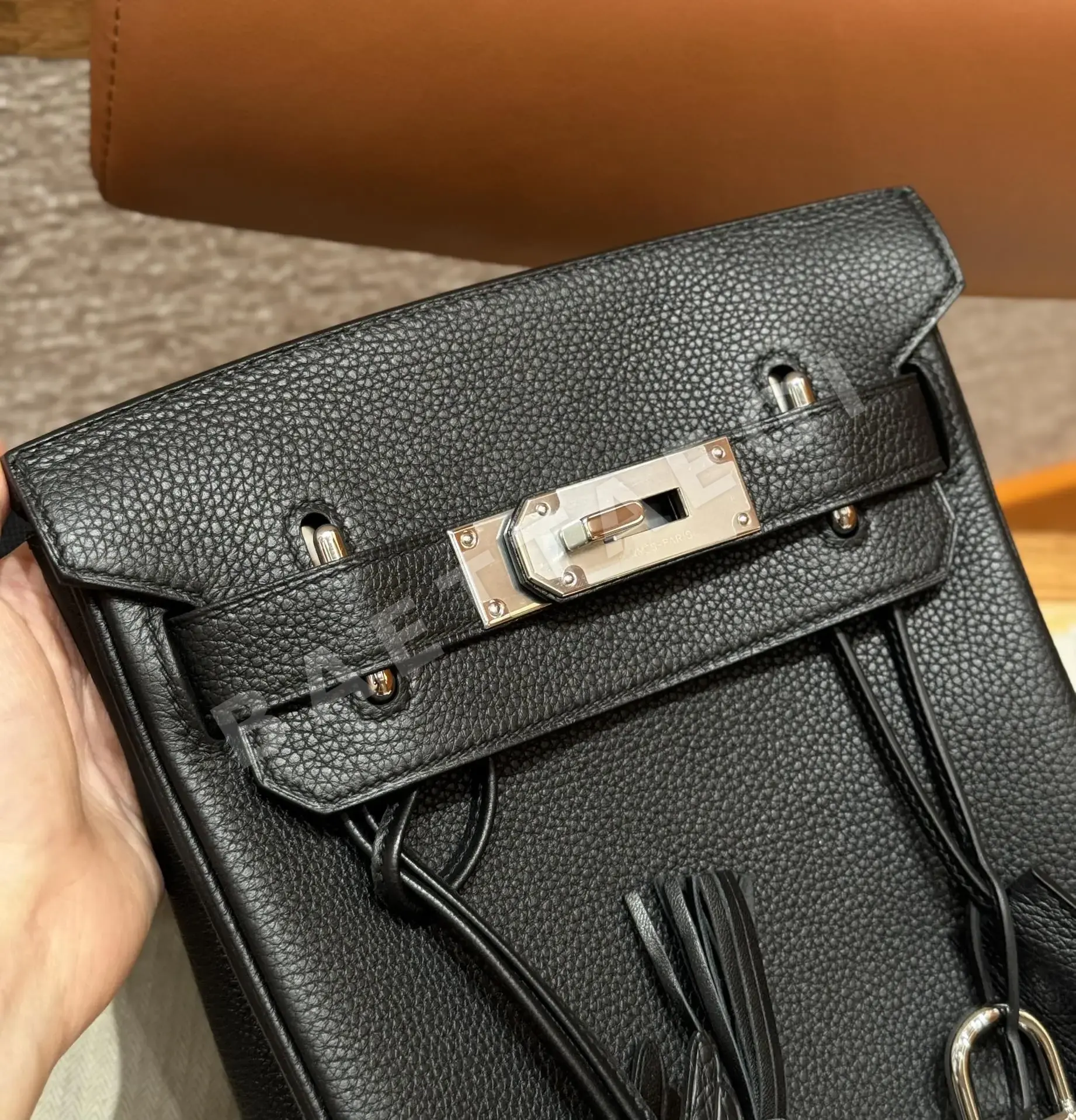 에르메스 핵 아 도 토고 블랙 백팩 상세 이미지 5