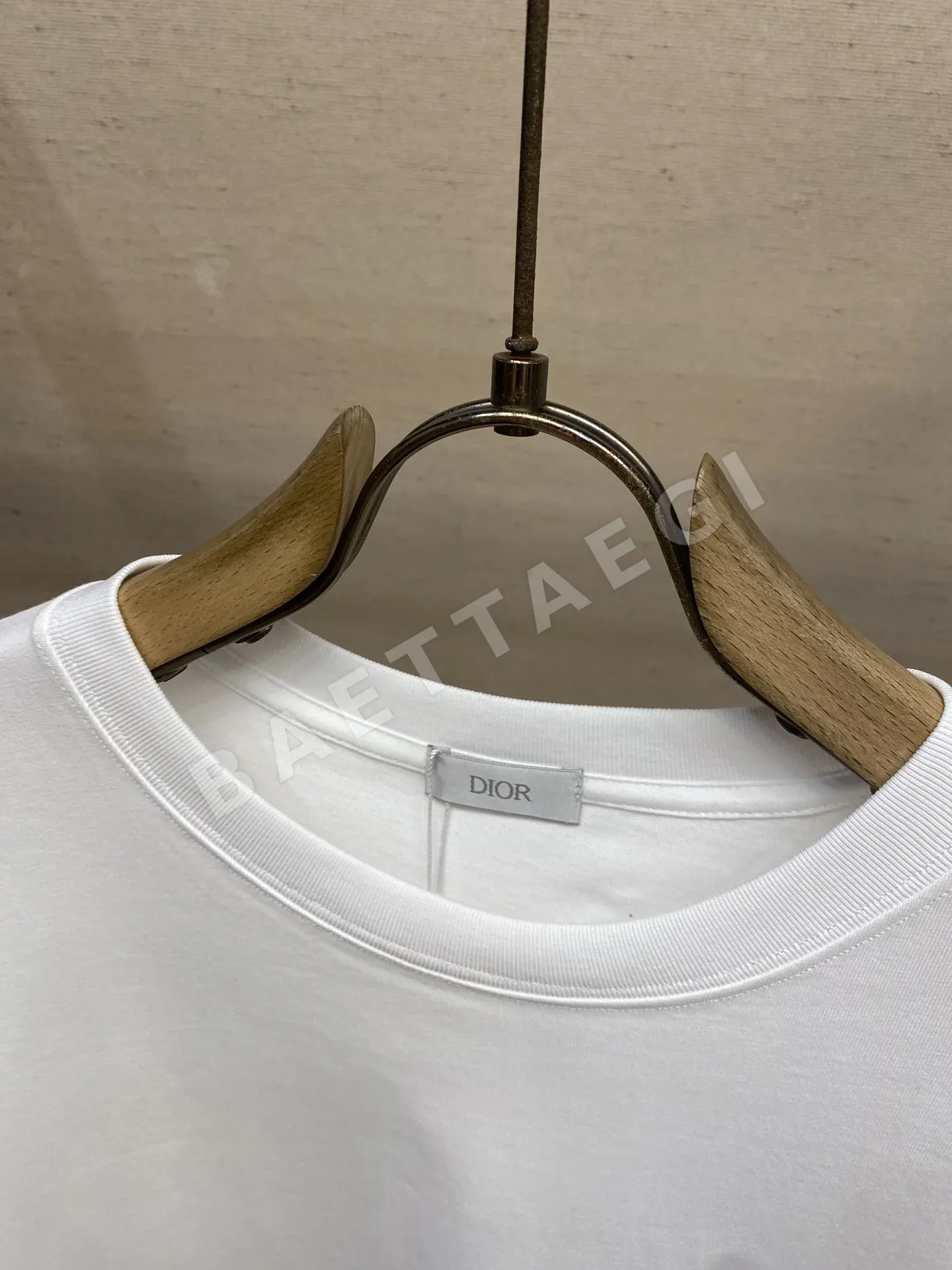 디올 리틀 럭키스타 양면 프린트 남성 반팔 티셔츠 상세 이미지 3