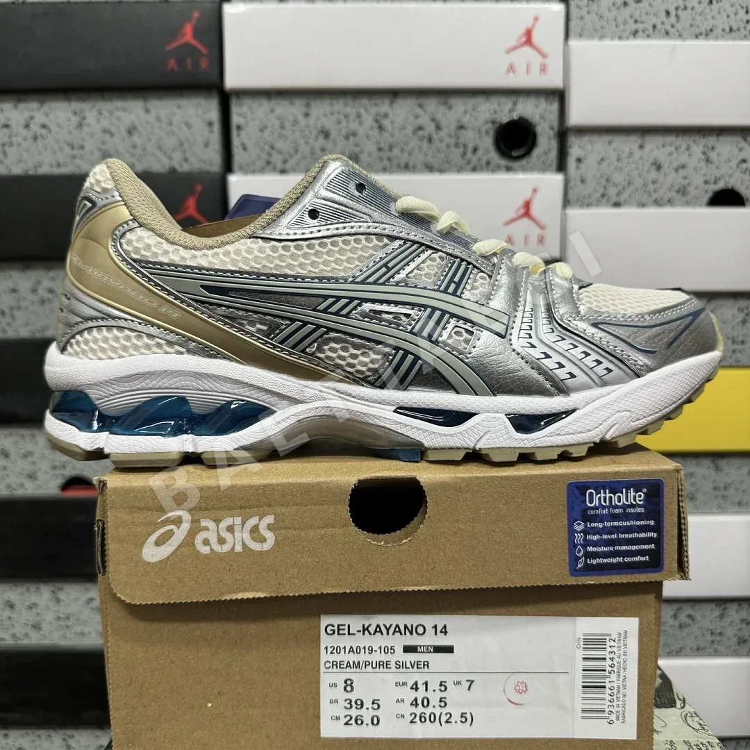 아식스 [LZ] 젤 카야노 14 1201A019-105 200576 Asics Gel-Kayano 14 Cream Pure Silver