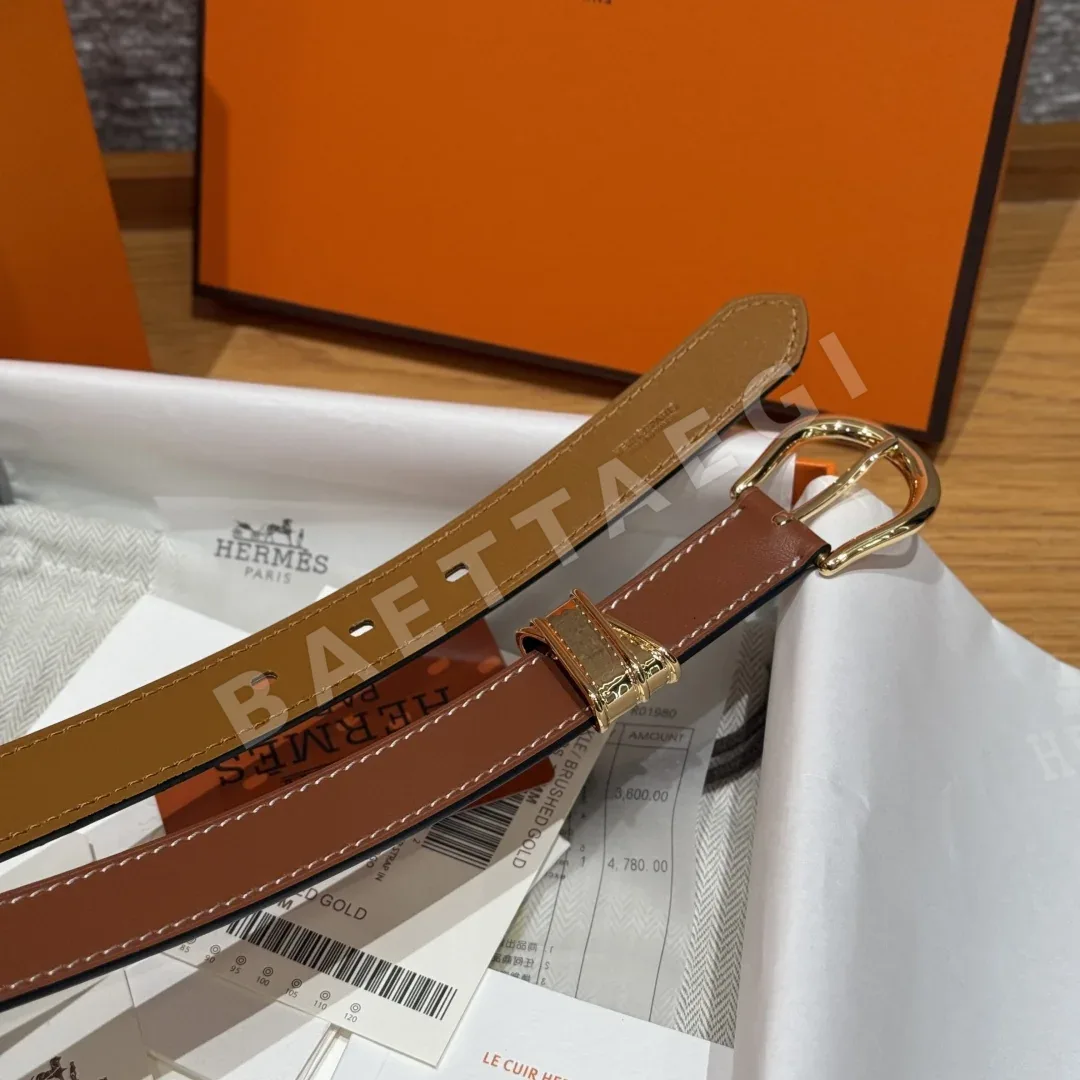에르메스 스위프트 카프스킨 벨트 24mm 상세 이미지 5