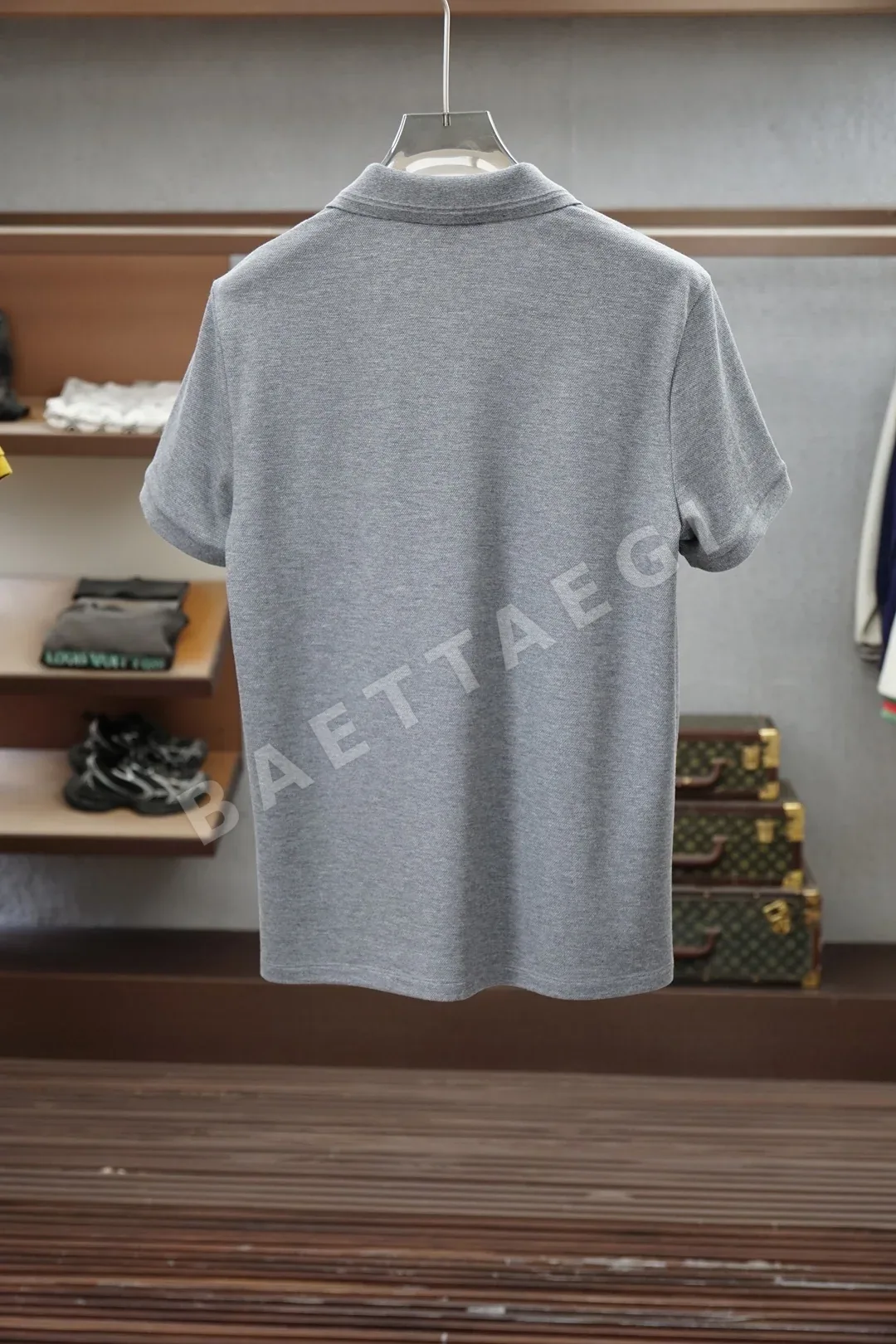 프라다 클래식 메시 폴로 반팔 티셔츠 상세 이미지 9