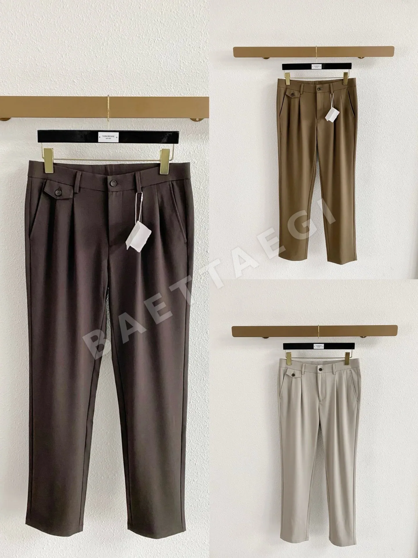 브루넬로쿠치넬리 울 혼방 남성 바지 상세 이미지 9