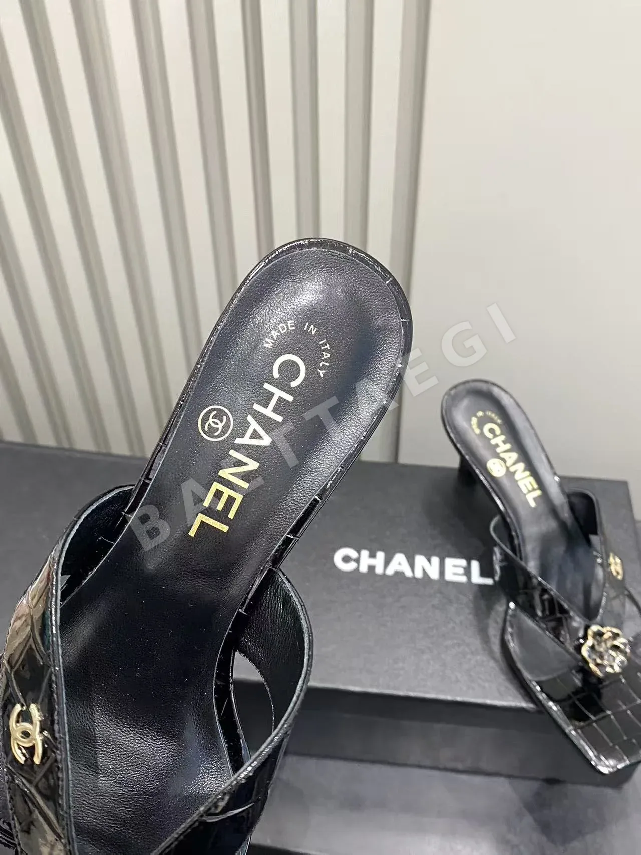 샤넬 카멜리아 스퀘어토 플립플랍 143720 Chanel 상세 이미지 7