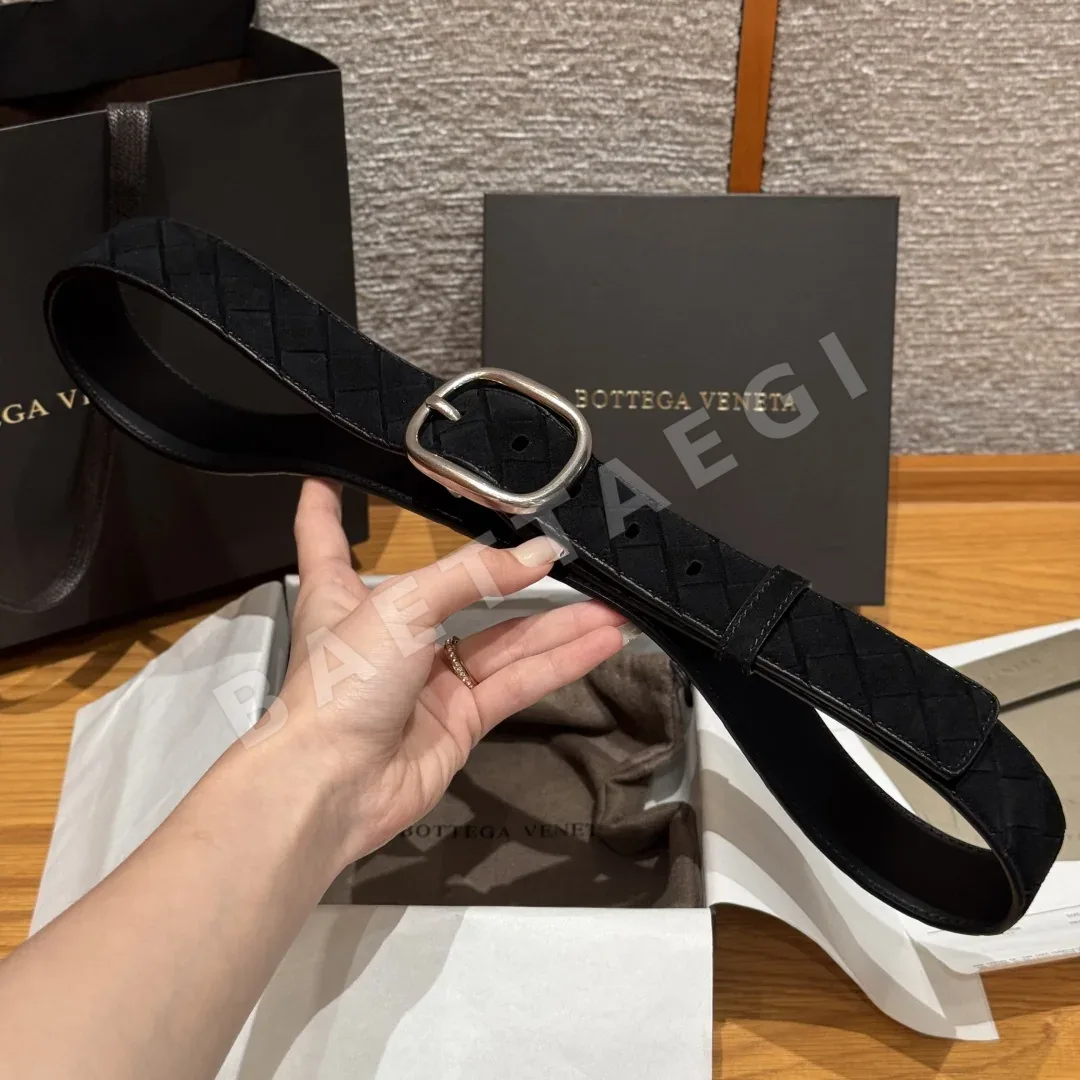 보테가베네타 인트레차토 스웨이드 벨트 상세 이미지 6