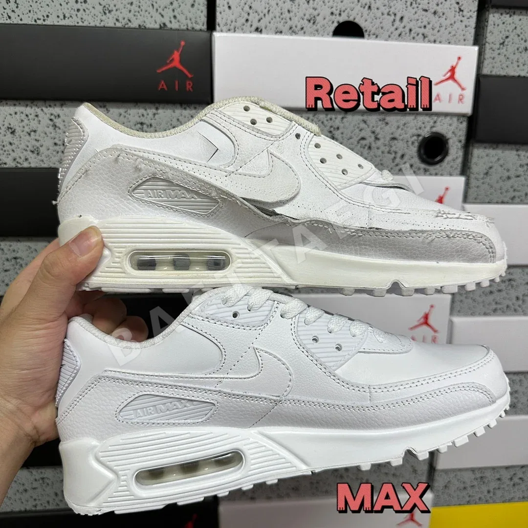 나이키 [MAX] 에어 맥스 90 CZ5594-100 201057 Nike Air Max 90 Leather Triple White 상세 이미지 4