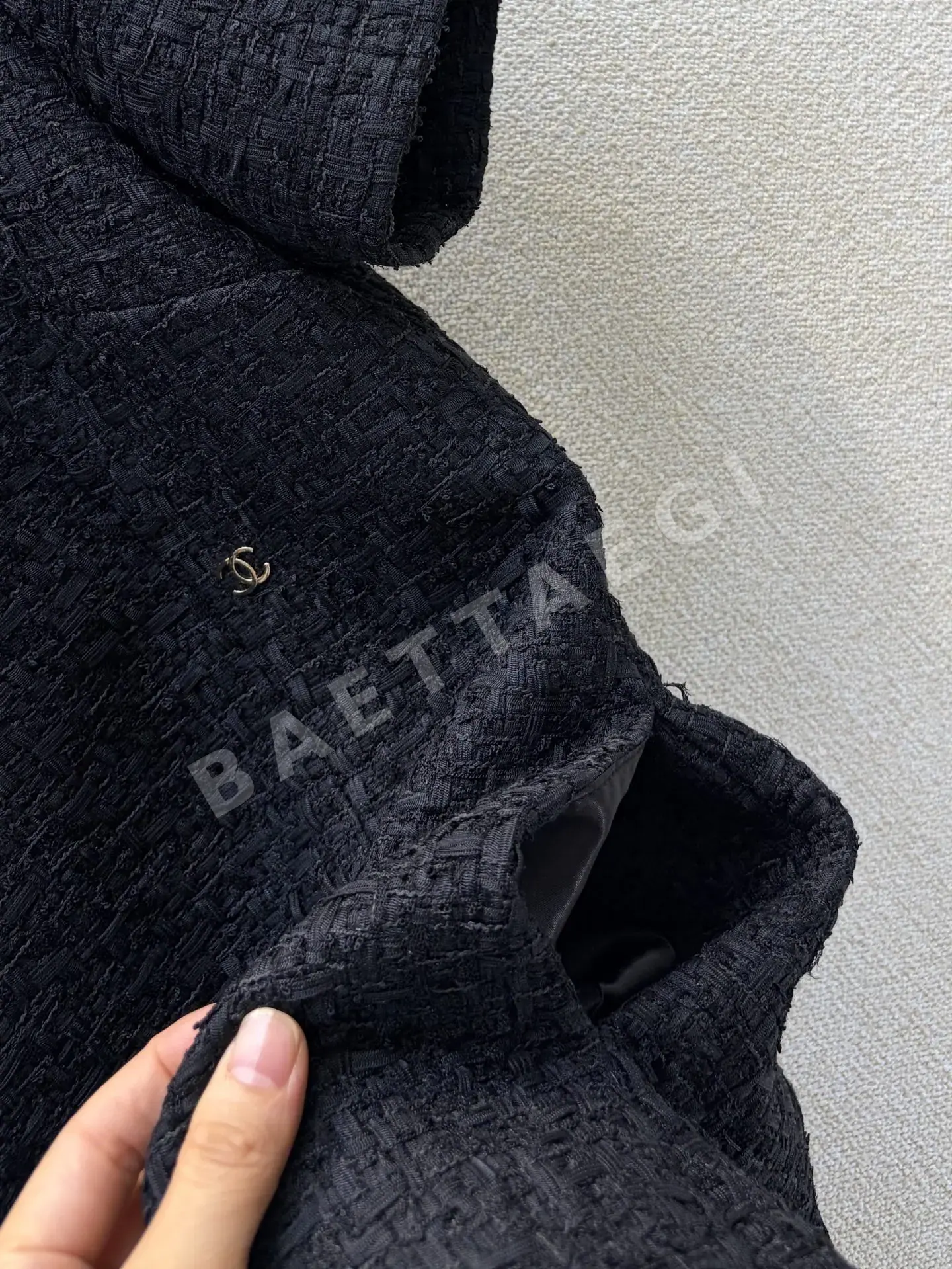 샤넬 체인 트위드 여성 원피스 상세 이미지 5
