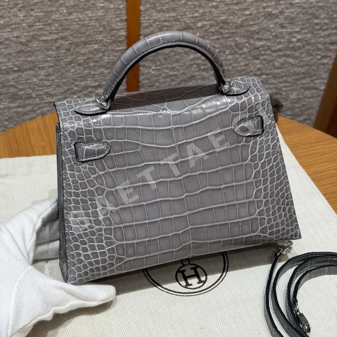 에르메스 켈리 미니 2 알리게이터 가방 상세 이미지 2