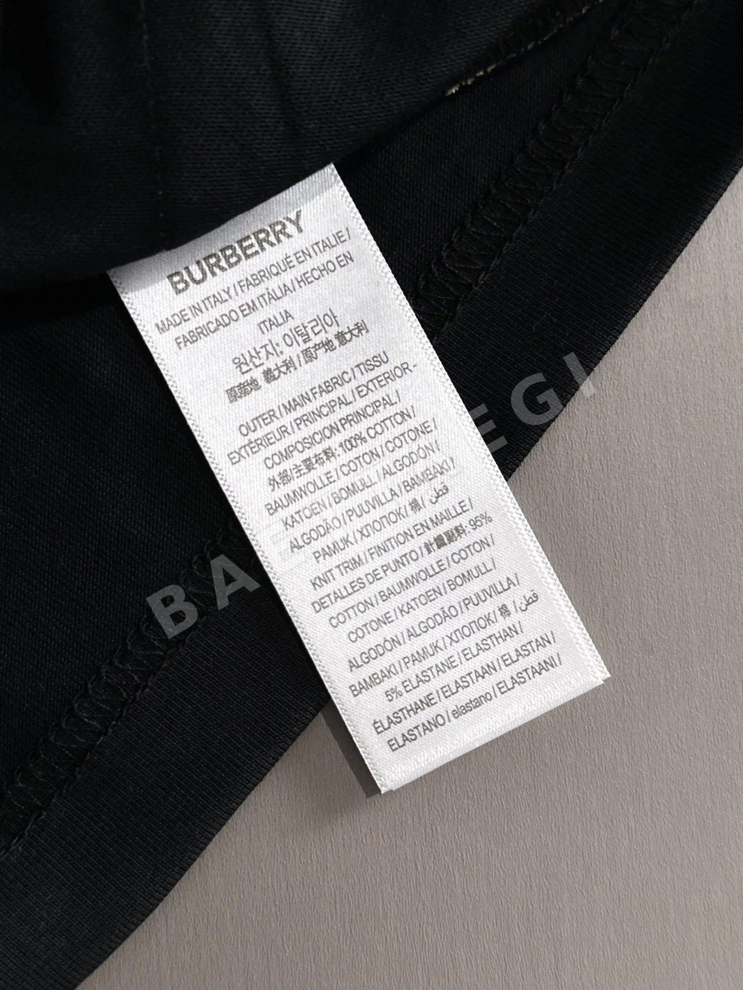 버버리 뉴 체크 패치워크 자수 반팔 티셔츠 상세 이미지 8